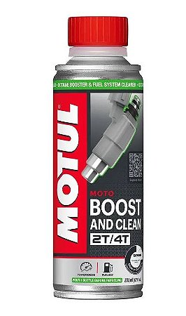 Aditivo Motul Boost And Clean 4t 2t Limpa Lubrifica Motor 200ml