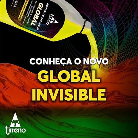 Aditivo Arrefecimento Tirreno Global Invisible Cool Pronto Pra Uso com Etilenoglicol 1 Litro