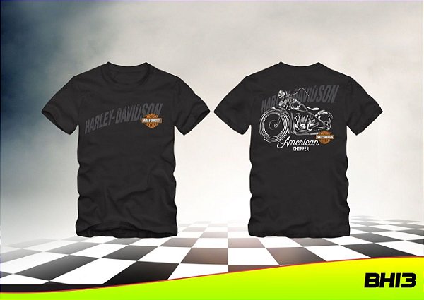 REF.269 - CAMISETA MODELO HD AMERICAN CHOPPER