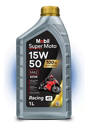 Mobil 15w50 100% Sintético Óleo Para Moto Mobil Super Moto 4t