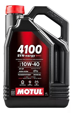MOTUL 4100 10W40 SYN-NERGY SPEC Antigo Turbolight