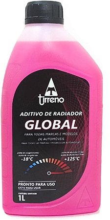 Tirreno Global Rosa Pronto Uso Aditivo Radiador Orgânico