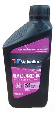 Aditivo Arrefecimento Valvoline Oem Advanced 40 Diluido 1l