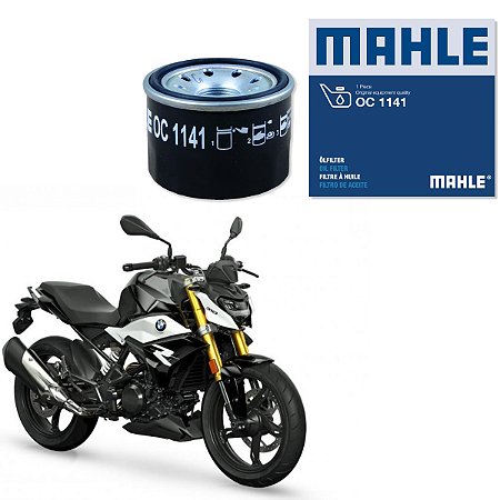 MAHLE OC1141 Bmw G310 R Filtro De Óleo Original Mahle Metal Leve