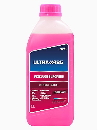 PEAK ULTRA-X435 Concentrado Veículos Europeus antifrreze + coolant