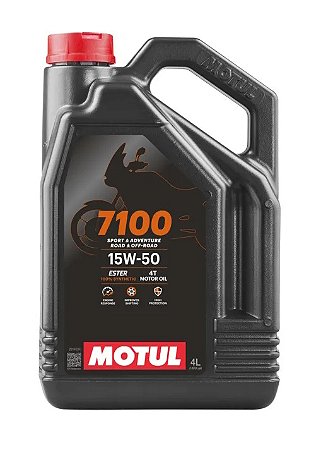 MOTUL 7100 15W50 Óleo Lubrificante 4T 100% Sintético 1 Litro