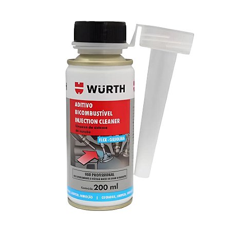 WURTH ADITIVO BICOMBUSTÍVEL INJECTION CLEANER - 200ML (08935597)