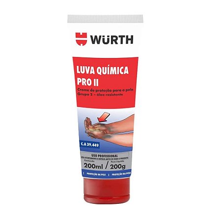 WURTH LUVA QUÍMICA PRO II 200g (0890400251)