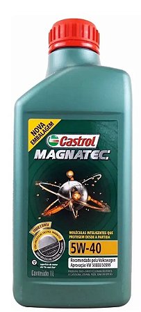 CASTROL 5W40 Óleo Castrol Magnatec NORMA Volkswagen 508 88 509 99 Profissional 100% Sintético