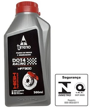 Tirreno DOT 4 Racing 500ml Sintético High Performance 500ml Fluido de Freio