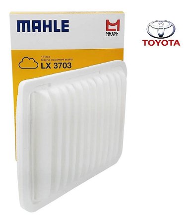 MAHLE LX3703 Filtro de Ar Toyota Novo Corolla 1.6 1.8 2.0 16v Flex LX-3703