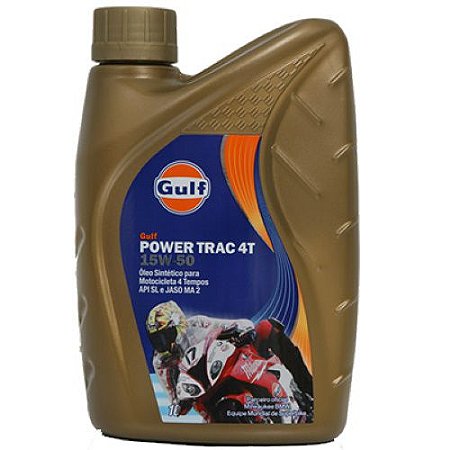 GULF 15W50 Sintético Óleo 4t Power Trac API SL