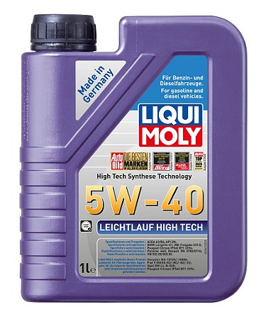 Óleo Motor Liqui Moly Leichtlauf High Tech 5w40 1 Litro