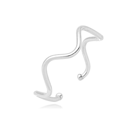 Anel Regulável ondulado de prata 925