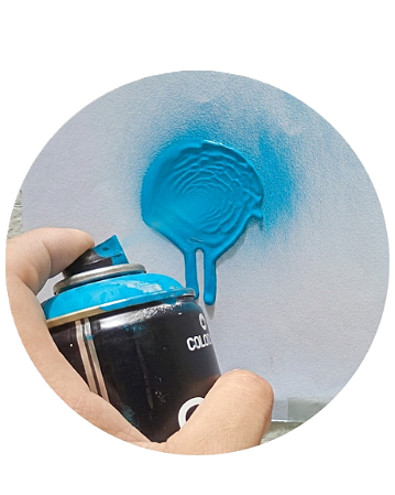 Tinta Spray NOU Colors Azul Claro para Graffiti