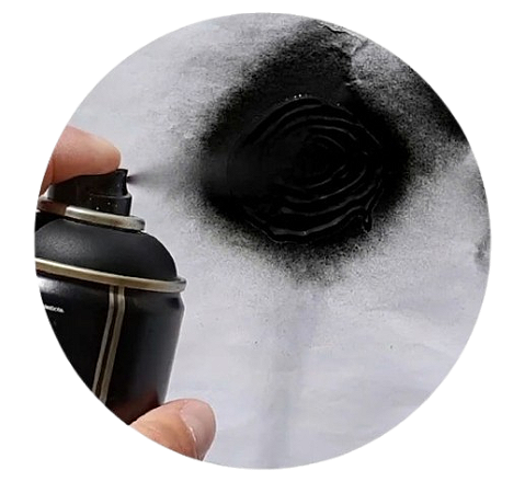 Tinta Spray NOU Colors Preto para Graffiti