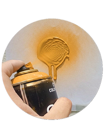 Tinta Spray NOU Colors Laranja None para Graffiti