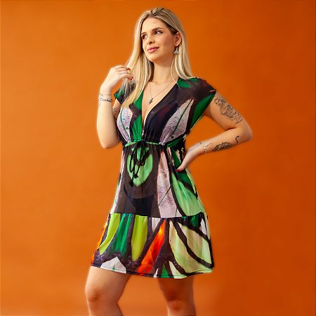 Saída de Praia - Vestido Vitral