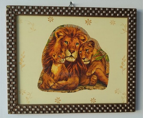 Quadro Família Leão