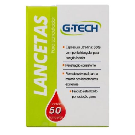 LANCETAS P/LANCETADOR 30G C/50
