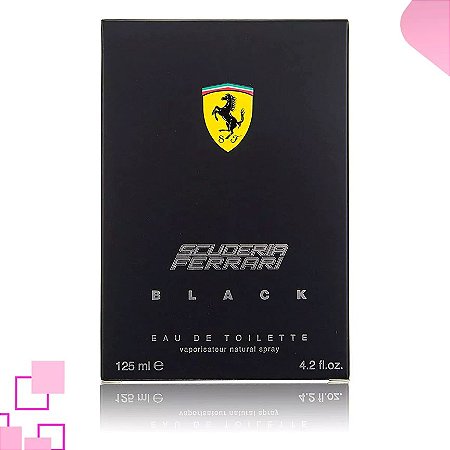 Perfume Ferrari Scuderia Black 125ml Masculino Original E Lacrado