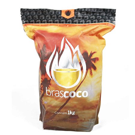 Carvão De Coco Hexagonal Brascoco 1kg