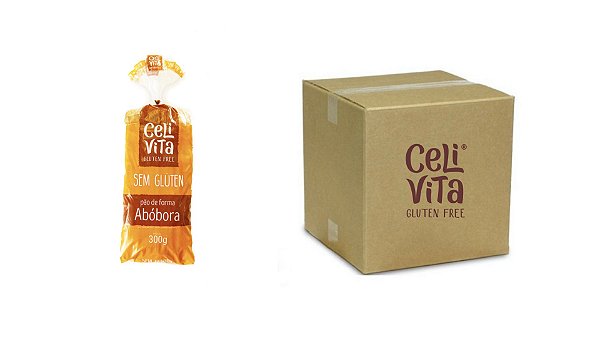 CAIXA COM 6 PÃES DE FORMA ABÓBORA 300G