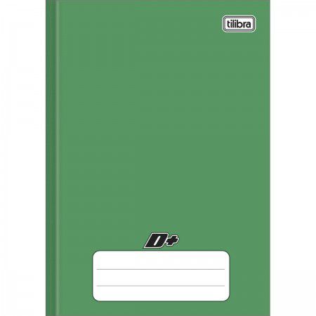 Caderno Brochura Capa Dura D+ 96 Folhas Verde Tilibra