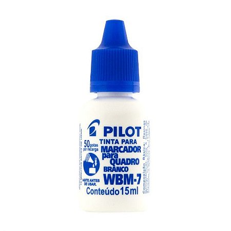 Tinta Marcador Quadro Branco Reabastecedor WBM-7 Azul 15ml - Pilot