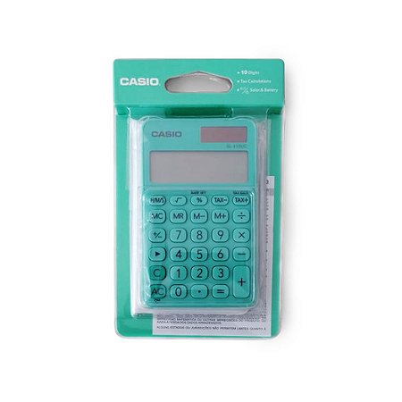 Calculadora de Mesa Casio SL-310UC-BK - Verde