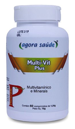 Multi Vit Plus - Multivitamínico 60 Cápsulas