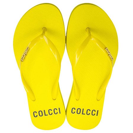 Chinelo Colcci Basic Amarelo