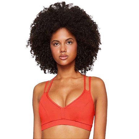 Top Fitness Colorful Laranja Neon BODY FOR SURE