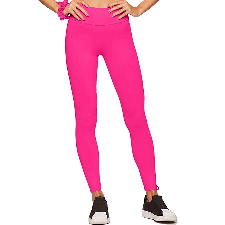 Calça Legging Lisa Colorful Pink Neon BODY FOR SURE - Euforia - Moda  Fitness e Praia
