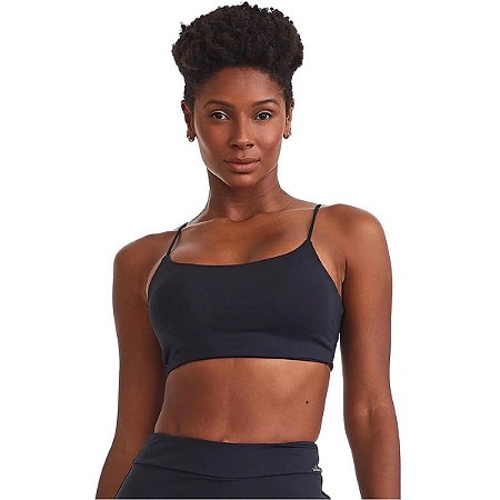 Top Básico Sportive Preto CAJUBRASIL - Euforia - Moda Fitness e Praia