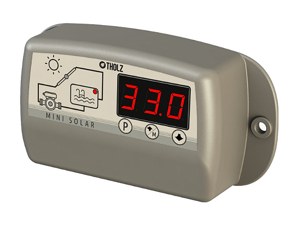 MMZ1304N Mini Solar THOLZ Controlador Solar bivolt, 1 relé, 2 sensores