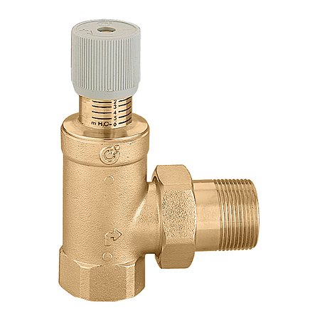 519 Válvula de Bypass Diferencial Regulável 10-40 mca 519504 CALEFFI DN:3/4"