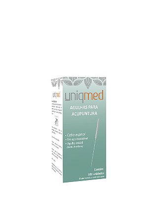 Agulha para Acupuntura 0,25X30 - C/100 - UNIQMED