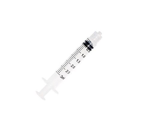 Seringa Descartável Bico Rosca 3ml - C/100 - Medix