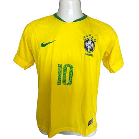 Camisa 10 SPR Seleção Brasil 2018 Réplica Torcedor Masculina