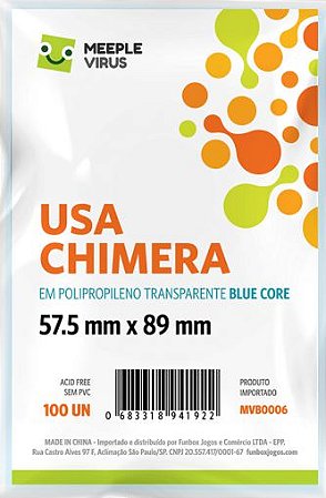 Sleeve USA Chimera 57x89 mm - Blue Core