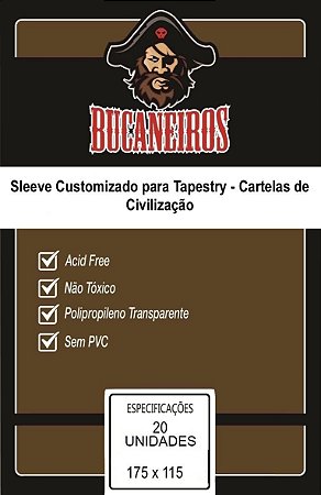 Sleeve Customizado 175x115 mm - Bucaneiros