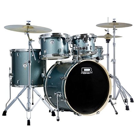 Bateria D One Rocket Space Grey 22" 10" 12" 16" c/ Caixa 14x5,5"