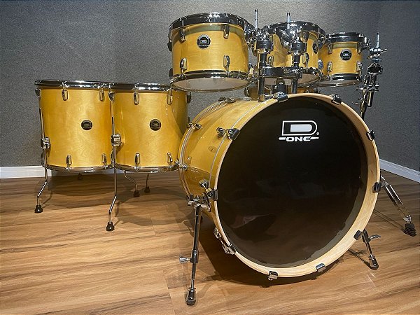 Bateria D One Fusion Natural 22" 8" 10" 12" 14" 16" Shellpack