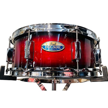 Caixa Pearl Decade Gloss Deep Red Burst 14x5,5”