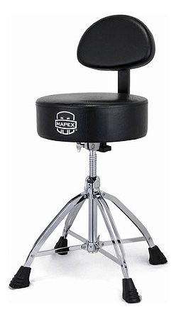 Banco Mapex C/ Assento Redondo e Encosto - T870
