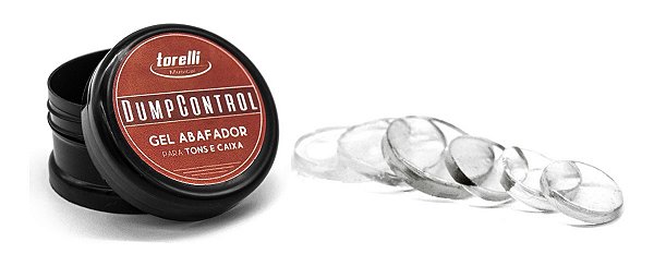 Gel Abafador de Tambores Kit com 6 UND Torelli - TGA15