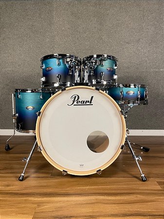 Bateria Pearl Decade Maple Azure Daybreak 20" 10" 12" 14" + Caixa 14x5,5"