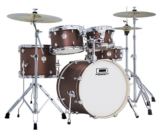 Bateria D One Rocket Copper Satin 20" 10" 12" 14" c/ Caixa 14x5,5"