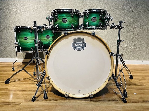 Bateria Mapex Armory Emerald Green 10'' 12'' 14'' 16'' 22''